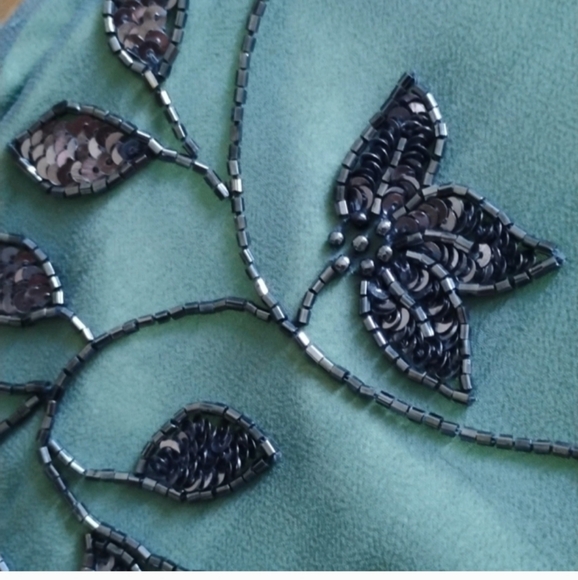 Elegant Green Floral Women's Dress - Picture 6 of 12